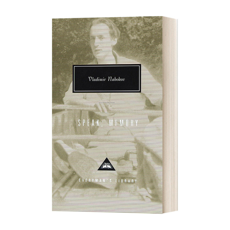 Original English Novel Speak, Memory, by Vladimir Nabokov, Everyman Hardcover Edition, English Version, Imported Original English Book