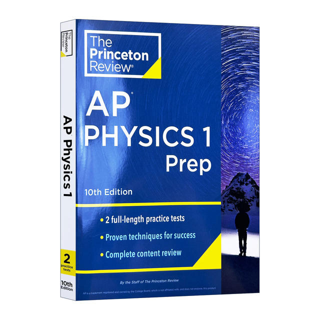 Princeton Review AP Physics 1 Prep 10th Edition English original Princeton Review AP Physics 1 Prep 10th Edition 10th Edition 2024 English version imported English original book