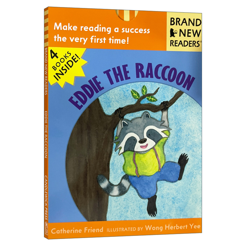 Original English Picture Book Eddie the Raccoon Brand New Readers, Children's Picture Book, Candlewick Graded Reading Material, English Version, Imported Original English Books Original English Picture Book Eddie the Raccoon Brand New Readers, Children's Picture Book, Candlewick Graded Reading Material, English Version, Imported Original English Books