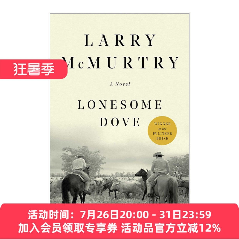 English Original Version Lonesome Dove New Historical Quartet 1986 Pulitzer Prize Oscar Adaptation Script Award Larry Mcmurtry English Edition Imported English Original Book English Original Version Lonesome Dove New Historical Quartet 1986 Pulitzer Prize Oscar Adaptation Script Award Larry Mcmurtry English Edition Imported English Original Book