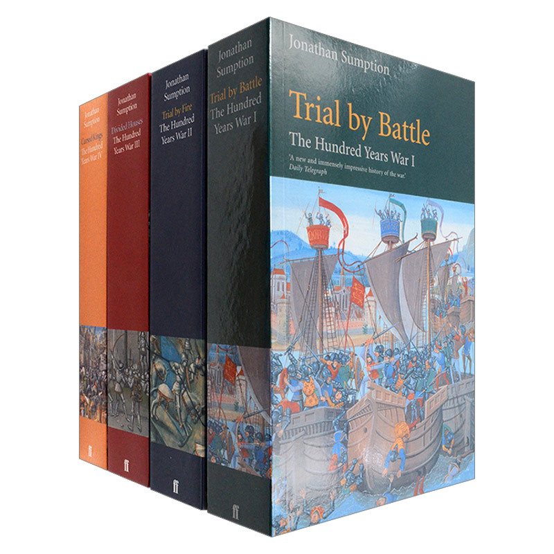 Huayan Original Edition the Hundred Years War Volumes 1-4 Set English Original Edition the Hundred Years War by Jonathan Sumkin English Version Imported English Original Books