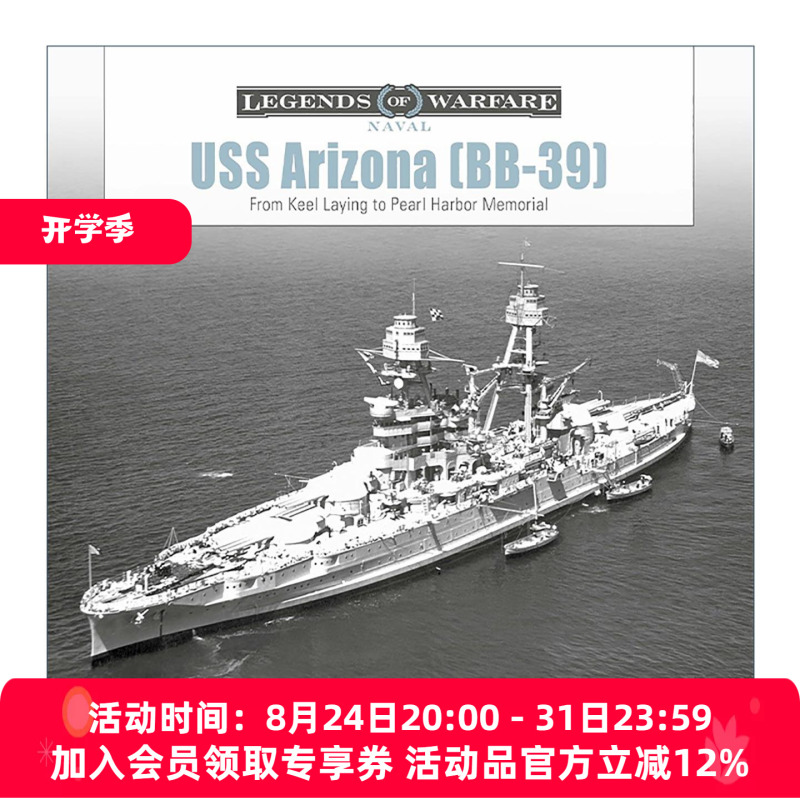 Original English Edition Uss Arizona Bb-39 Battleship: from Keel Laying to the Pearl Harbor Memorial, a Hardcover Photographic Illustration Guide by David Doyle, English Version Imported Original English Book