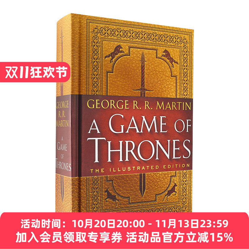 A Song of Ice and Fire: Game of Thrones 1, English Original Edition, a Game of Thrones the Illustrated Edition, Hardcover Illustrated Edition, 20Th Anniversary Edition, English Version, Imported English Books A Song of Ice and Fire: Game of Thrones 1, English Original Edition, a Game of Thrones the Illustrated Edition, Hardcover Illustrated Edition, 20Th Anniversary Edition, English Version, Imported English Books