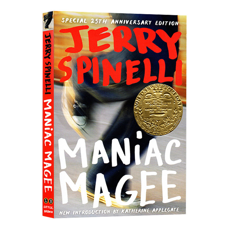 Original English Version of Maniac Magee, Children's Literature Novel, Newbery Gold Medal, English Version, Imported Original English Book
