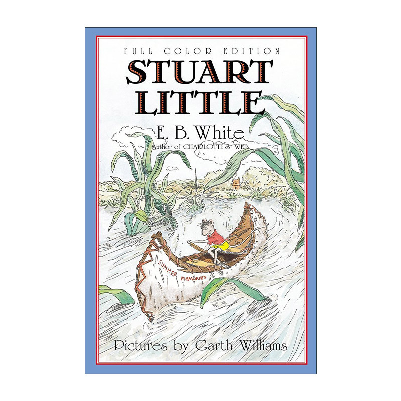 English Original Version Stuart Little Full Color, Stuart Little Full Color Large Print Edition, White Trilogy, English Version, Imported English Original Books
