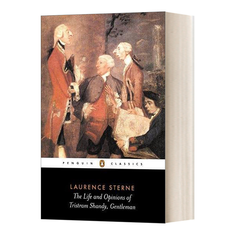 The Original English Version of the Life and Opinions of Tristram Shandy Gentleman, the Life and Views of Tristram Shandy, English Edition, Imported Original English Book