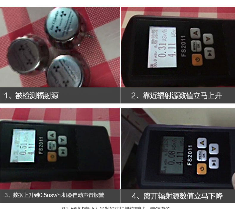 Детектор радиации None ETCR FS2011 XY