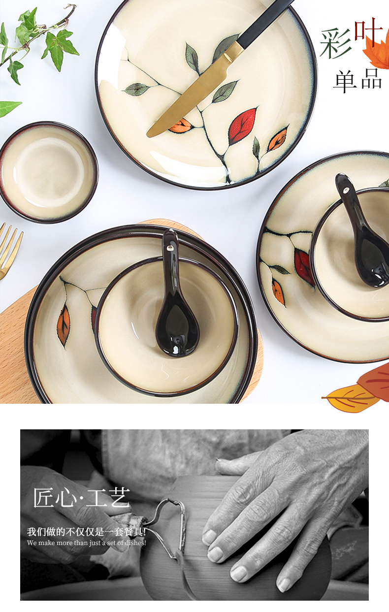 Colored rice bowls yuquan individual household ideas make rainbow such as bowl of the big bowl ceramic tableware dishes dish dish dish