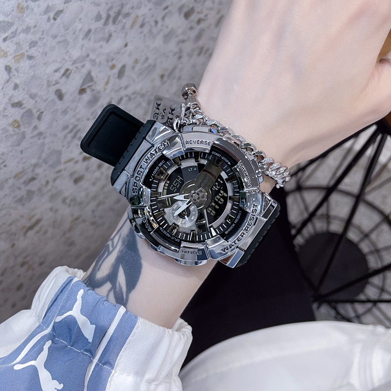 Wang Yibo with unicorn mechanical men's watch middle and high school students trend youth electronic waterproof sports