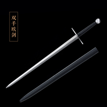 White Zetang Cavaliers sword and sword with sword hands and half sword crusader swords The sword and TV prop sword unopened