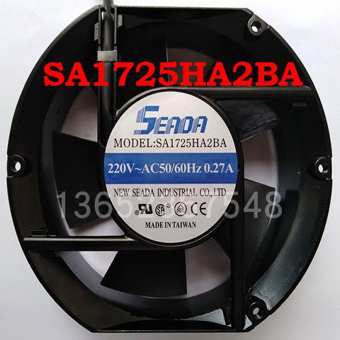 Taiwan Lide SEADA Cooling Fan SA1725HA2BA Capacitor Cabinet CNC Cutting Machine Exhaust Fan