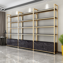 Nordic shoe shop shoes bag rack display rack landing beauty salon cosmetics display cabinet iron multi-layer shelf