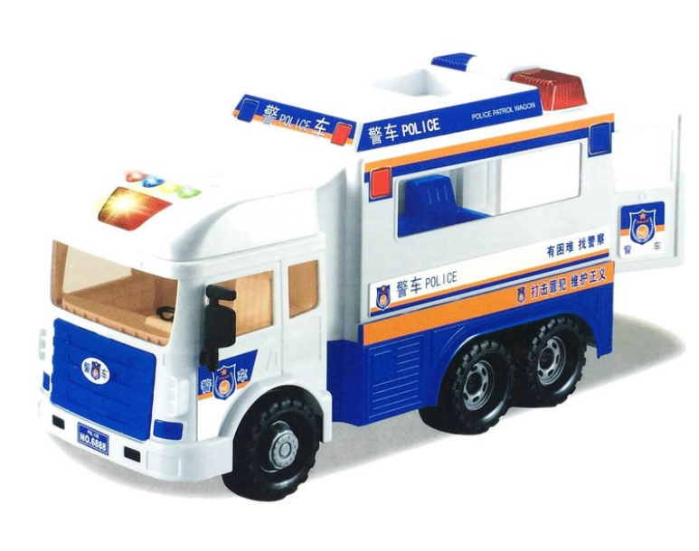 Baole Star 6888 Large Inertial Police Car Storytelling Music Lights Educational Toys Children's Toys