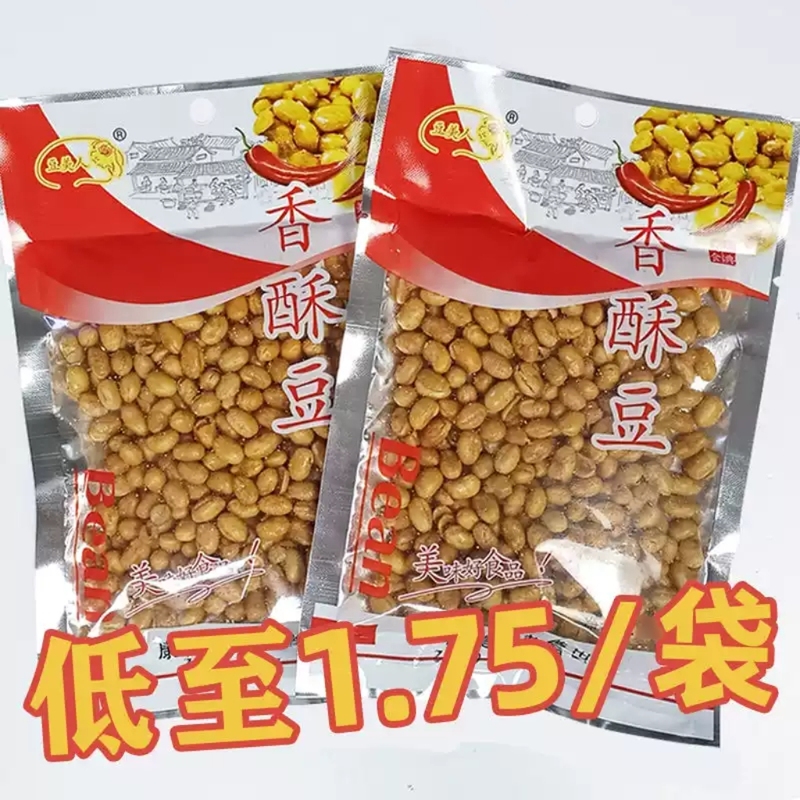 Northeast Fried Soybeans 95g, Crispy Soybeans, Savory and Crunchy Oil Beans, Snacks for Pairing with Drinks, Packaged in Bags
