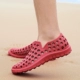 Giày lỗ mùa hè cho nam dép baotou phiên bản Hàn Quốc của dép mềm thời trang đáy dép đi dép