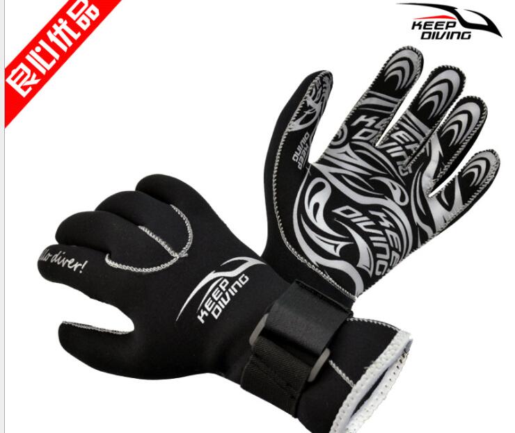 3MM Diving Glove Snorkeling Gear Deep Diving Lung Glove Winter Swimming Cold Protection DG-202
