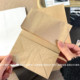 ins Solid Color Kraft Paper Bags for Gift Packaging DIY High-Quality Paper Bags Gift Wrapping Bags Cultural and Creative Packaging Bags