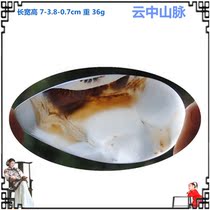 Cloud mountains Madagascar Marine chalcedony water grass agate crystal pendant pendant hand play Boutique Collection