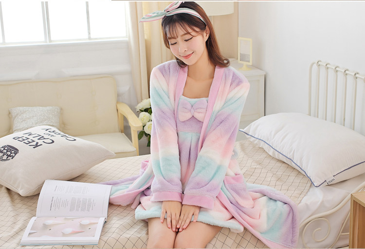 Peignoir jeunesse Arc-en-robe deux pièces - Ref 602666 Image 24