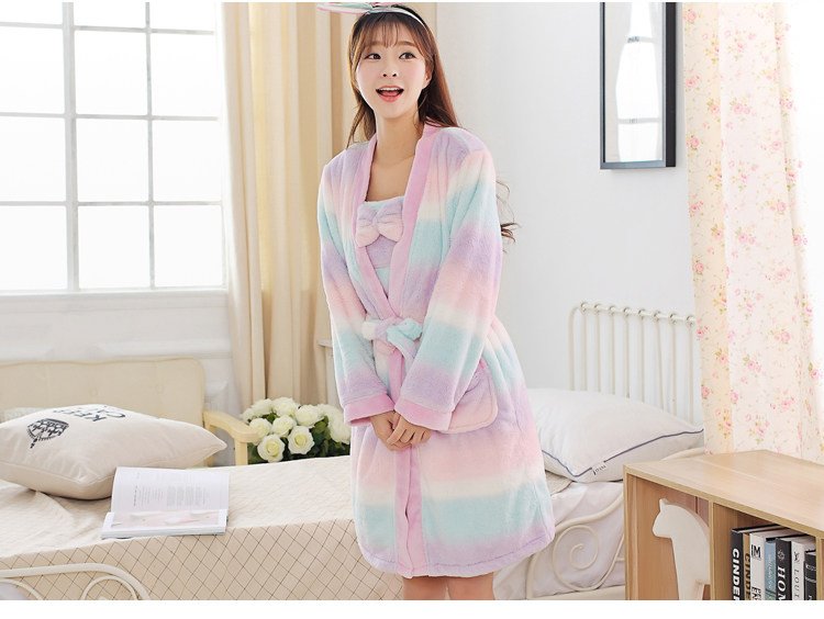 Peignoir jeunesse Arc-en-robe deux pièces - Ref 602666 Image 25