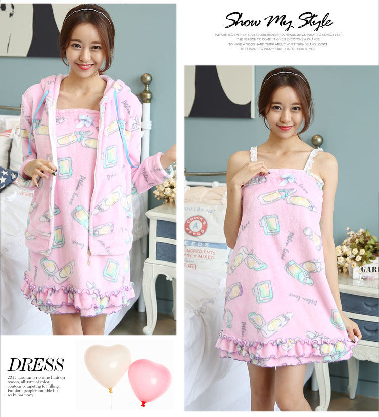 Peignoir jeunesse Arc-en-robe deux pièces - Ref 602666 Image 63