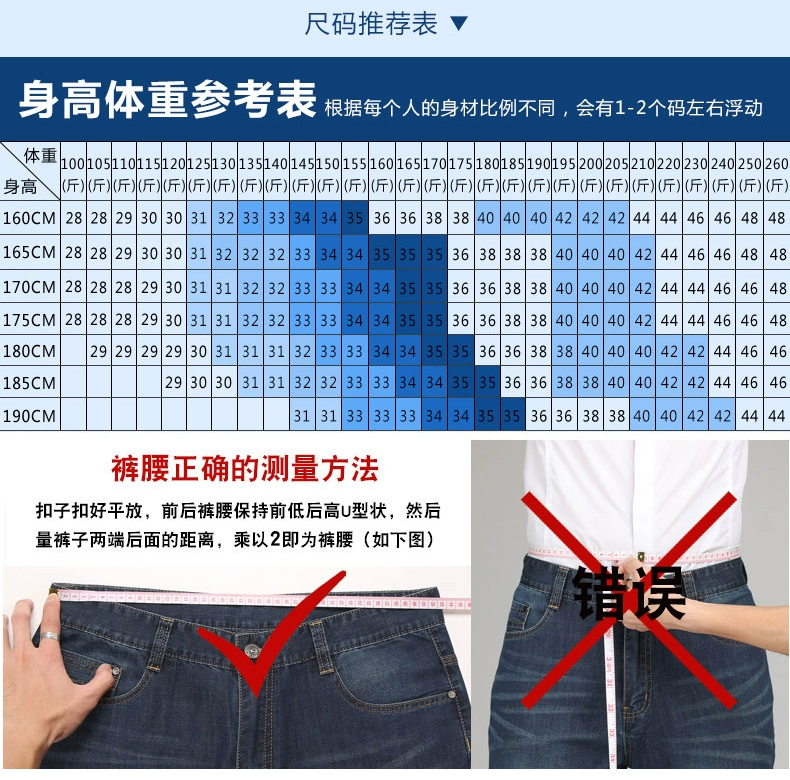 Feinuo mùa hè mỏng quần jeans nam dệt kim co giãn thẳng co giãn cộng với XL quần dài nam xu hướng - Quần jean quần jean nam levis