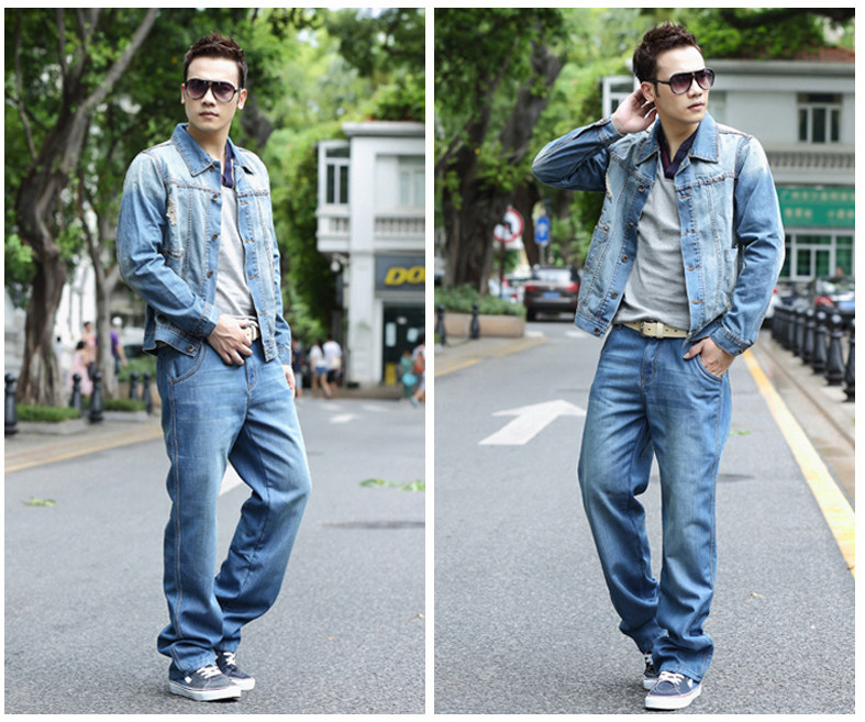 Jeans pour grands chantiers droite en vrac en coton pour automne - Ref 1464875 Image 30