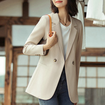 Suit Jacket Woman Spring Autumn 2022 New Early Spring Fried Street Senior Sense Design Small Crowd Casual Chic Little Guy