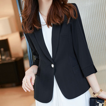 70% Sleeves Suit Jacket Woman Thin summer short Advanced design Sensation Niche Casual Suit Skirt Two-piece Set