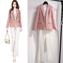 Autumn feminine suit pants 2020 new fashion foreign temperament Imperial sister goddess Fan early autumn fried street two sets