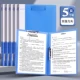 [5 Установки более затраты на двойной зажим Blue