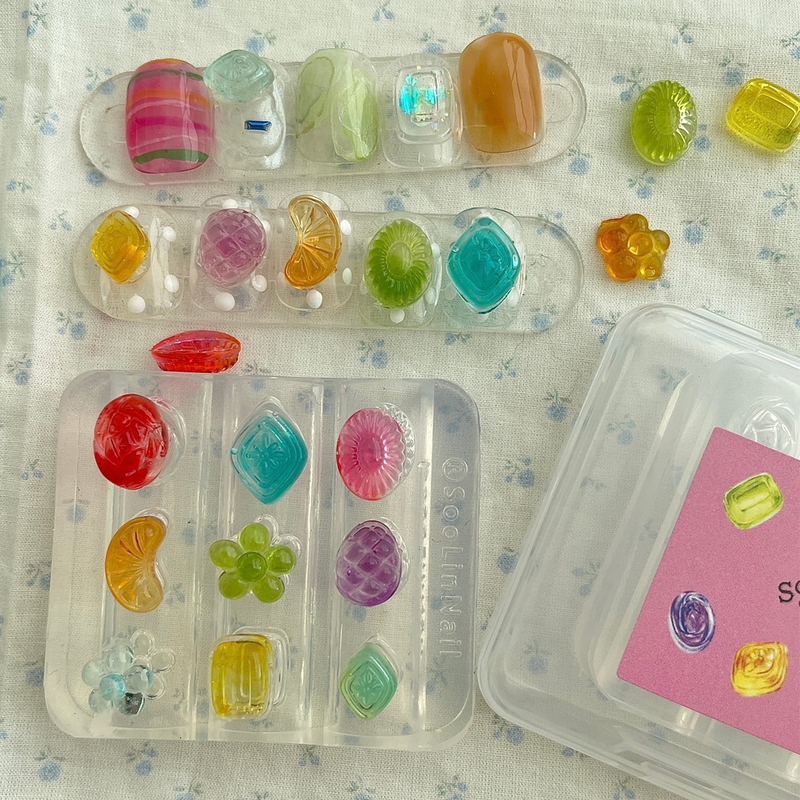 Soolinnail Original Fruit Hard Candy Nail Art Mold Cute Candy Mold
