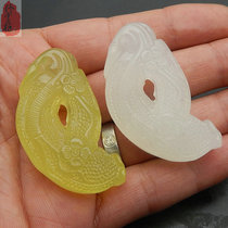 Natural Xiu Yufu melon pendant pendant male and female jade pendant jade necklace jade pendant jade pendant with jade pendant neck accessories Yupei