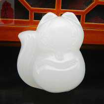 Jade Jade Pei natural Afghan Jade White Jade Fox jade pendant jade pendant neck ornaments