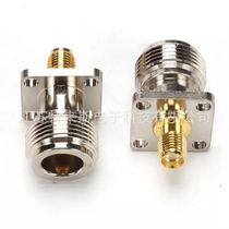 RF connector N SMA-KKF N female to SMA female with 17 5x17 5 flange all copper