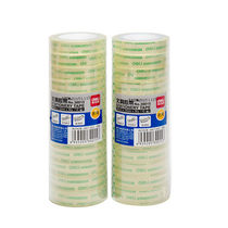 Del 30015 transparent student stationery strong tape 12mm * 30y 12 roll multi-function tape