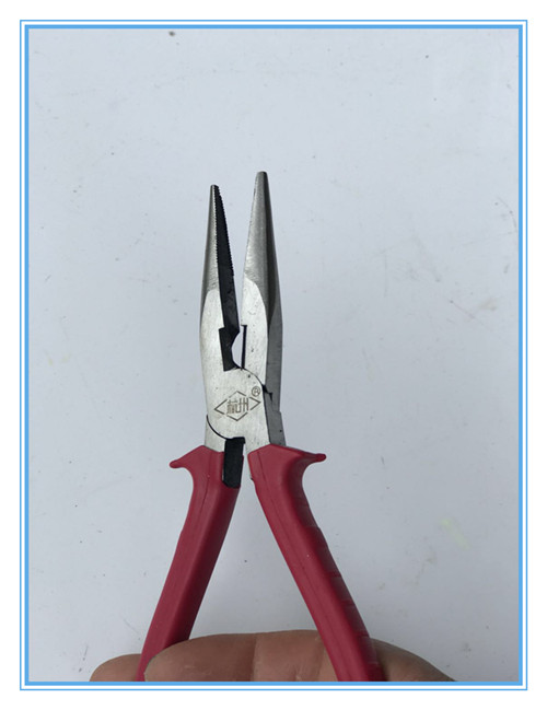 6 inch plastic handle flat mouth pointed mouth pliers Pointed mouth pliers Mini classic pointed mouth pliers old style pointed mouth pliers