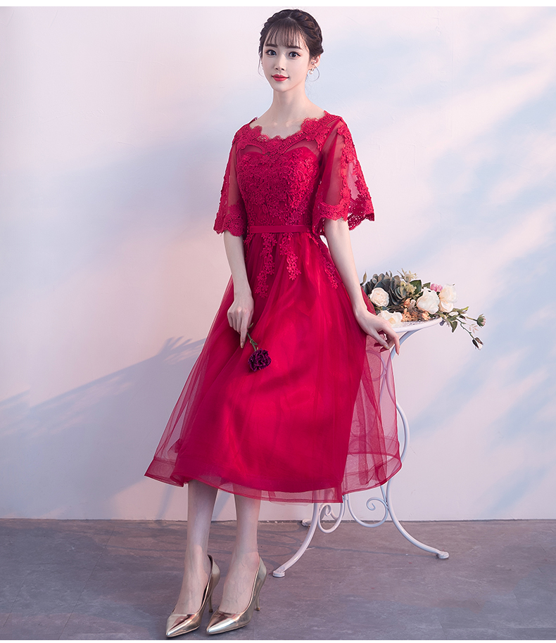 Robe de soirée manchon de cloche - Ref 3212728 Image 18