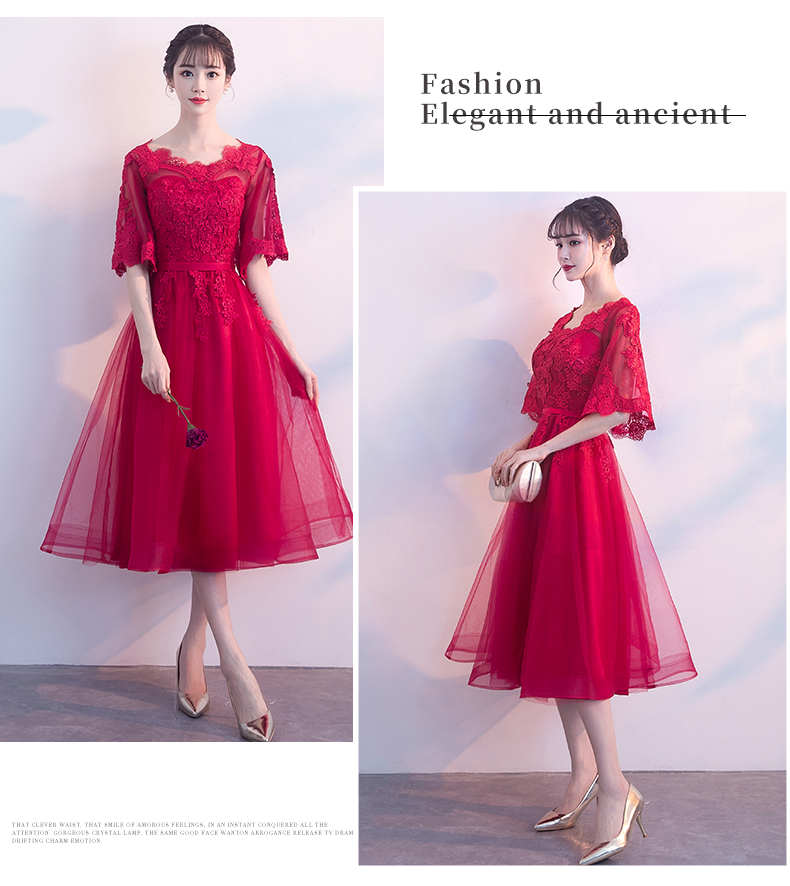 Robe de soirée manchon de cloche - Ref 3212728 Image 20