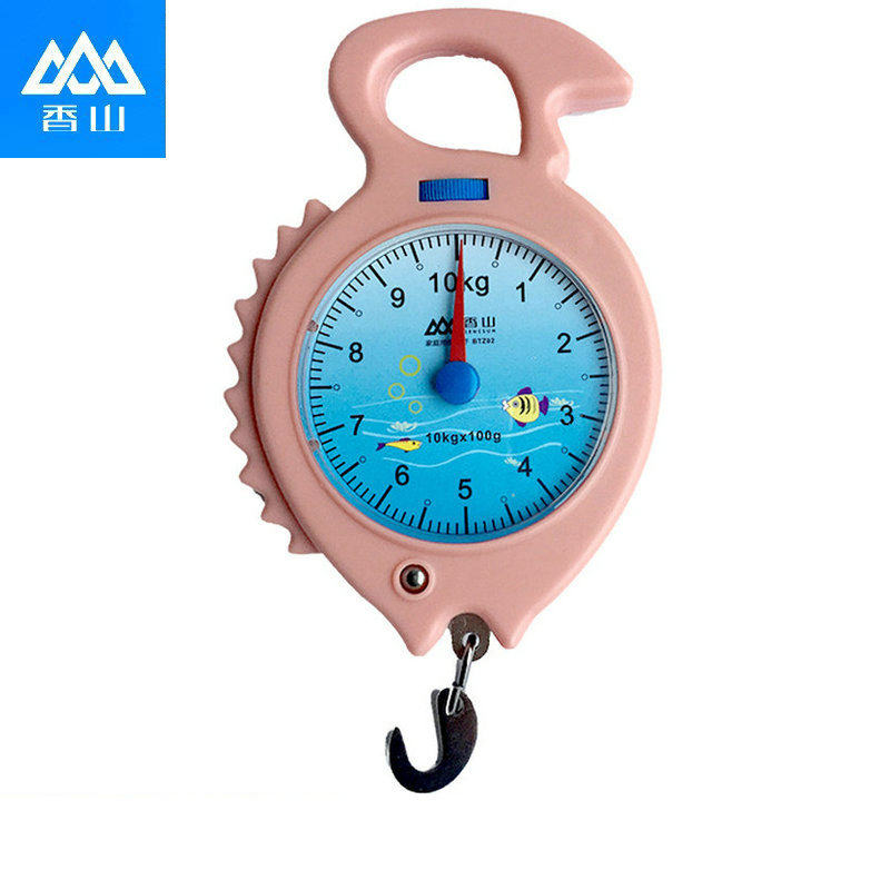 Fragrant Mountain 10kg Spring Scale Portable Scale Portable Home Hook Grocery Express High Precision Fishing Machinery Handheld Scale