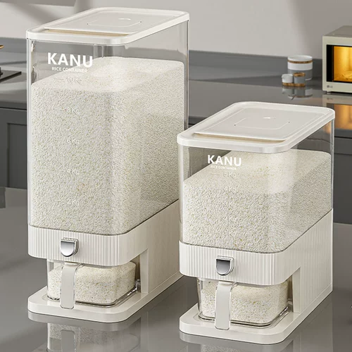 Ведре риса Home 2024 Новый уплотнительный рисовый цилиндр насекомые -Влажная влажность -Проницаемый кошачий пищевый рис контейнер пищевая пище