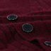 Dongxi mùa thu và mùa đông mới kinh doanh nam cashmere giản dị đan áo len thời trang áo len nhỏ ve áo màu rắn - Cardigan áo bomber Cardigan