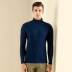 Dongpu 2018 thu đông mới kinh doanh bình thường nam áo len cashmere nguyên chất nam cao cổ áo len xoắn áo đan đáy - Áo len cổ tròn shop áo khoác nam Áo len cổ tròn