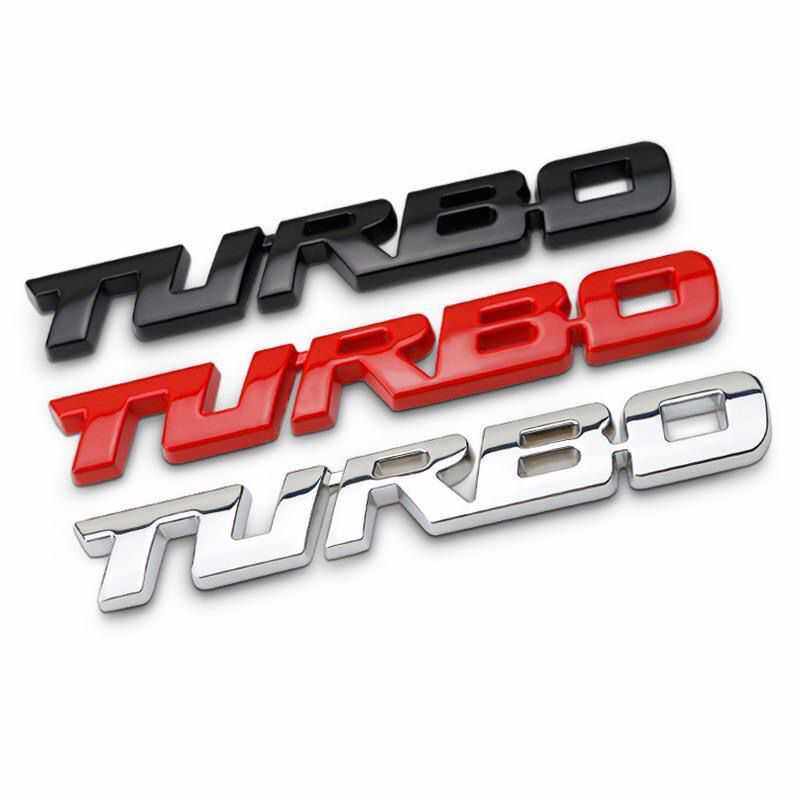 Новый автомобиль персонализированный металлический логотип автомобиля с турбонаддувом модифицированный спортивный логотип автомобиля с турбонаддувом наклейка на автомобиль наклейка на кузов наклейка на хвост