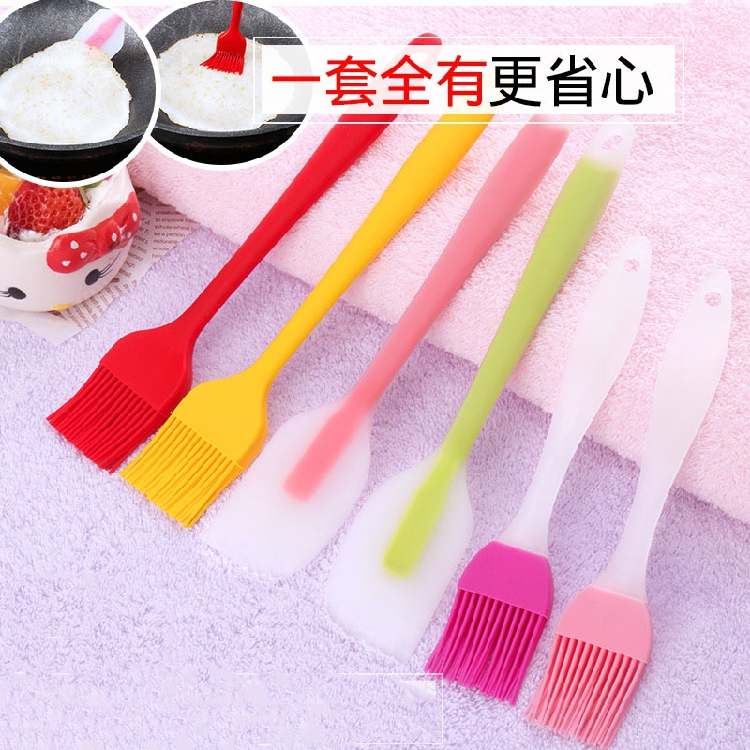 Oil brush Kitchen pancake silicone brush Edible baking small brush Household high temperature oil brush does not lose hair barbecue brush