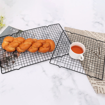Baking tools Baking cake cooling rack Bread cooling rack Black non-stick barbecue net Household drying net
