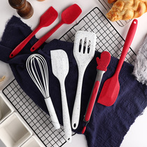 Silicone kitchenware snowflake Christmas style non-stick cooking spill spatula scraper creative food clip baking shovel tool