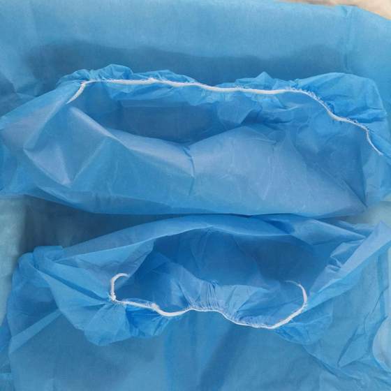 Disposable bed cover medical waterproof and oil-proof non-woven sheet blue thickened with elastic beauty foot bath bed mattress