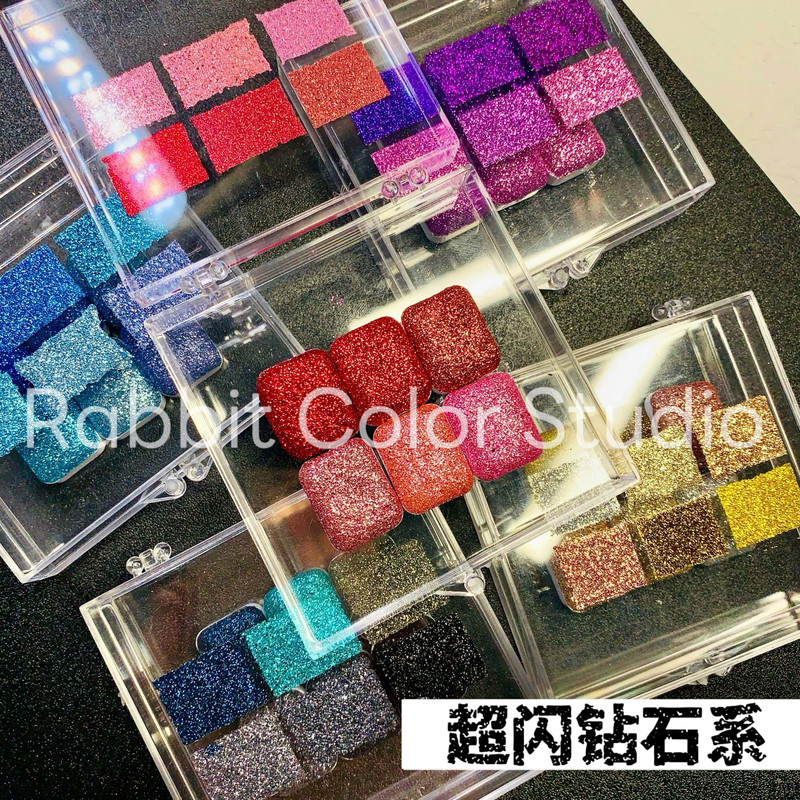 [Glitter Pigment] Ultra Sparkling Diamond Series | Fine Sparkle 31 Colors | Rabbit Color Explosive Sparkle Special Glitter Powder Pigment