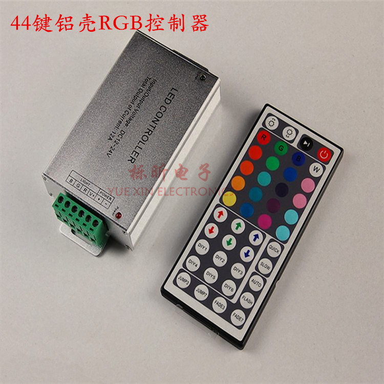 LED light with 5050 soft light strips 3528-7 colour discoloration RGB controller 44 key infrared remote control switch-Taobao